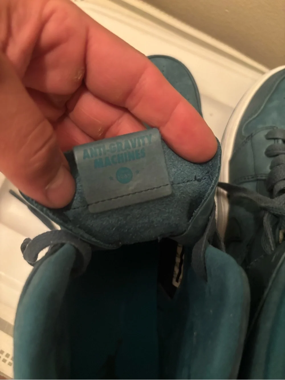 Special Edition Air Jordan 1 Mid “Anti Gravity Machines” sneakers featuring a pr